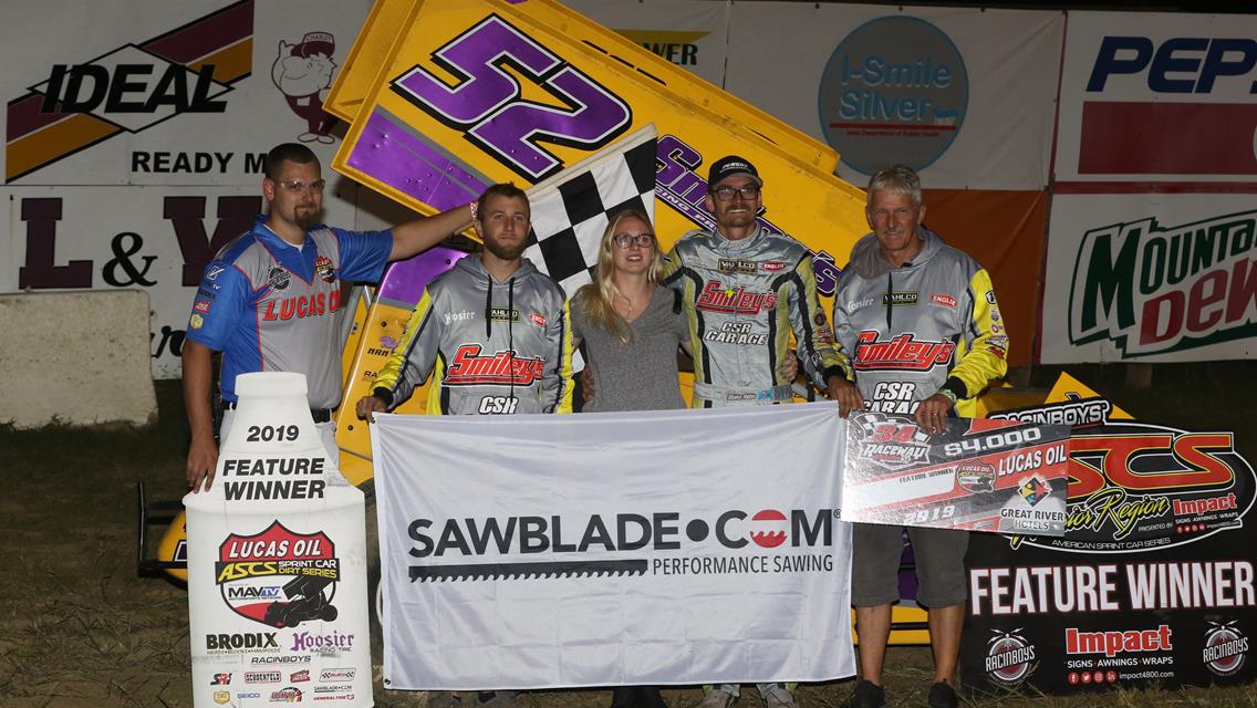 Blake Hahn Captures 34 Raceway Triumph With The Lucas Oil American Sprint Car Series