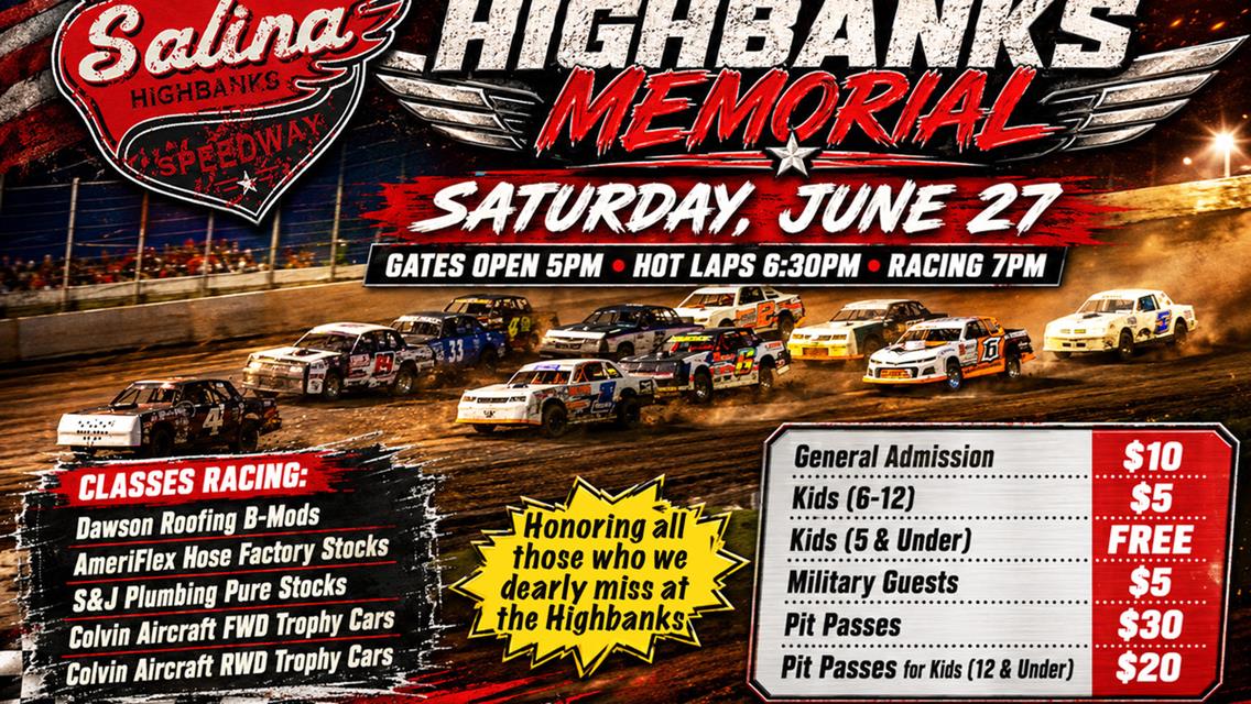 Salina Highbanks Memorial Event Saturday