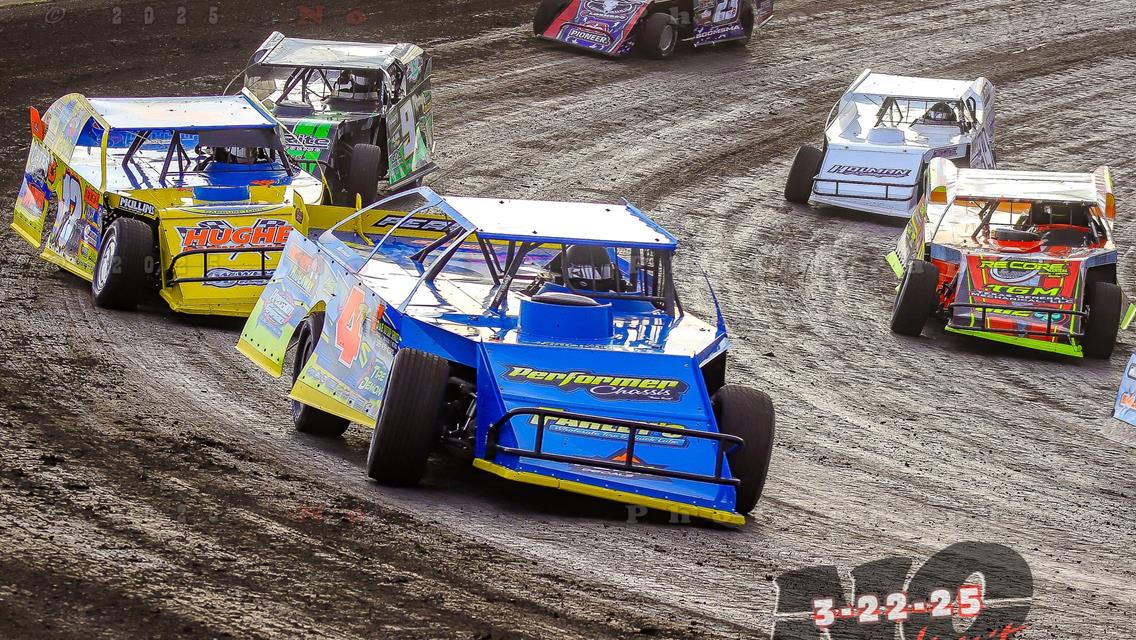Salina Highbanks Speedway (Pryor Creek, OK) – XR ONUM Modifieds – XR Dominator – March 21-22, 2025. (No Limit Photography)