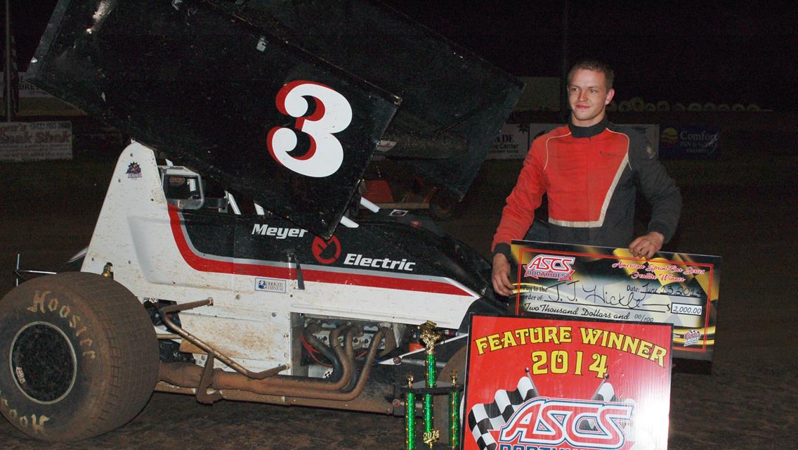 J.J. Hickle Wins Wild ASCS-Northwest Region Feature At Cottage Grove