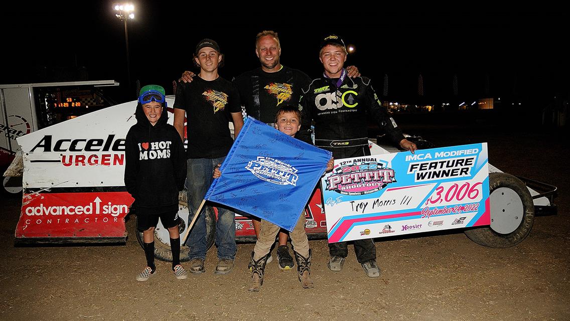 TROY MORRIS III SWEEPS THE PETTIT SHOOTOUT IN WATSONVILLE