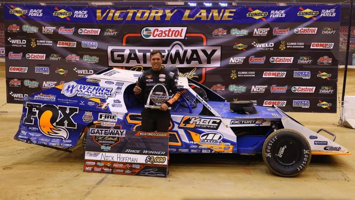 Hoffman Wins Dome Opener; Bags Seven Podium Finishes