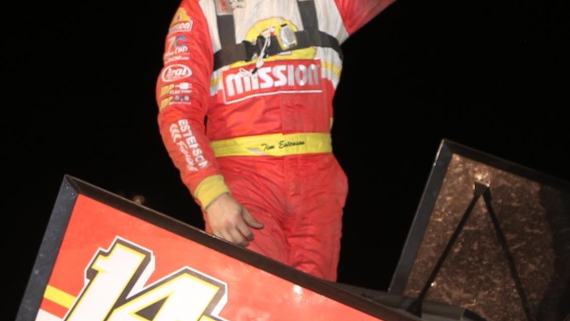 Estenson tops NOSA 410s at I-90 Speedway