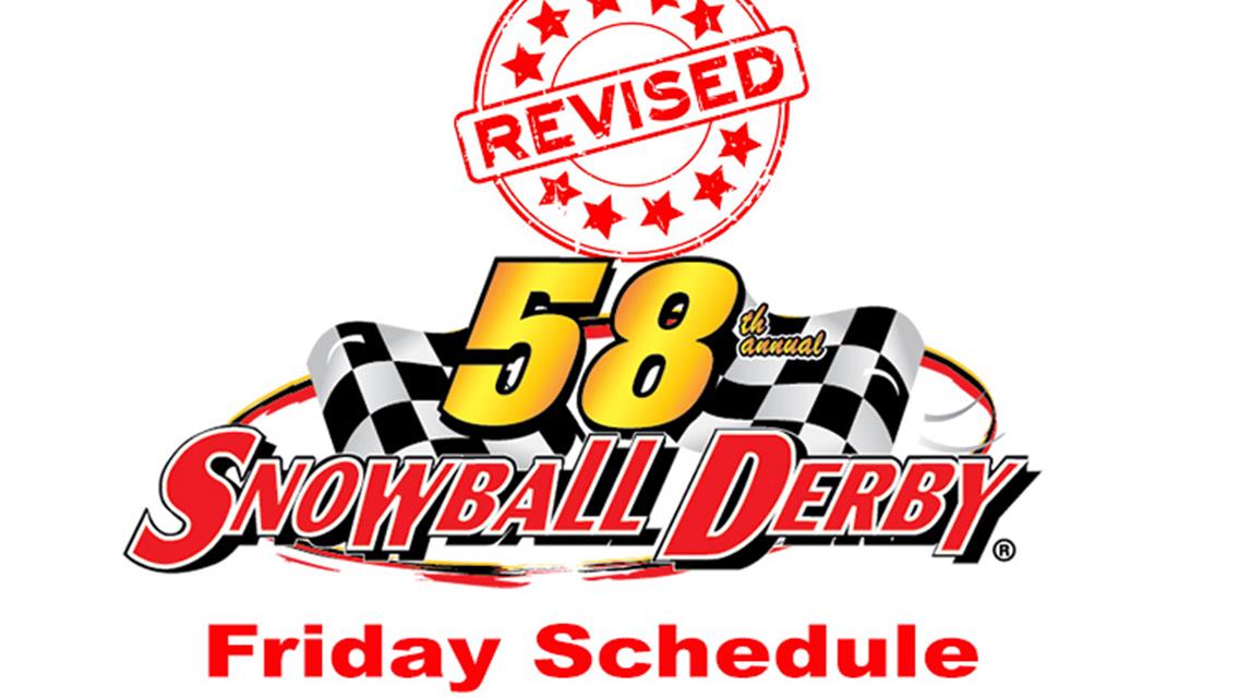 Friday Schedule includes PT, SP, PS and more!