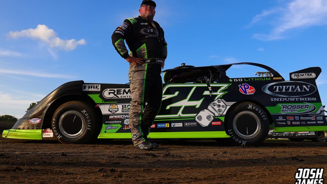 Farmer City Raceway (Farmer City, IL) – MARS Late Model Championship Series – Jr. Kimler Memorial – July 18th, 2025. (Josh James Artwork)