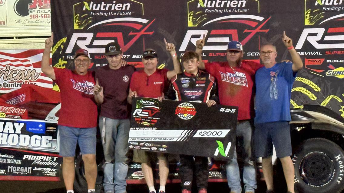 Eli Ross Sweeps Weekend Wins in Oklahoma Swing with REV Super Dirt Series