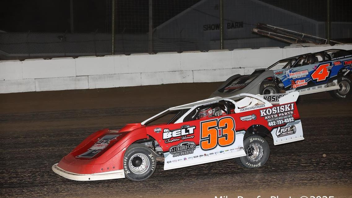 Lafayette County Speedway (Darlington, WI) – Malvern East Bank Series – June 20th, 2025. (Mike Ruefer Photo)