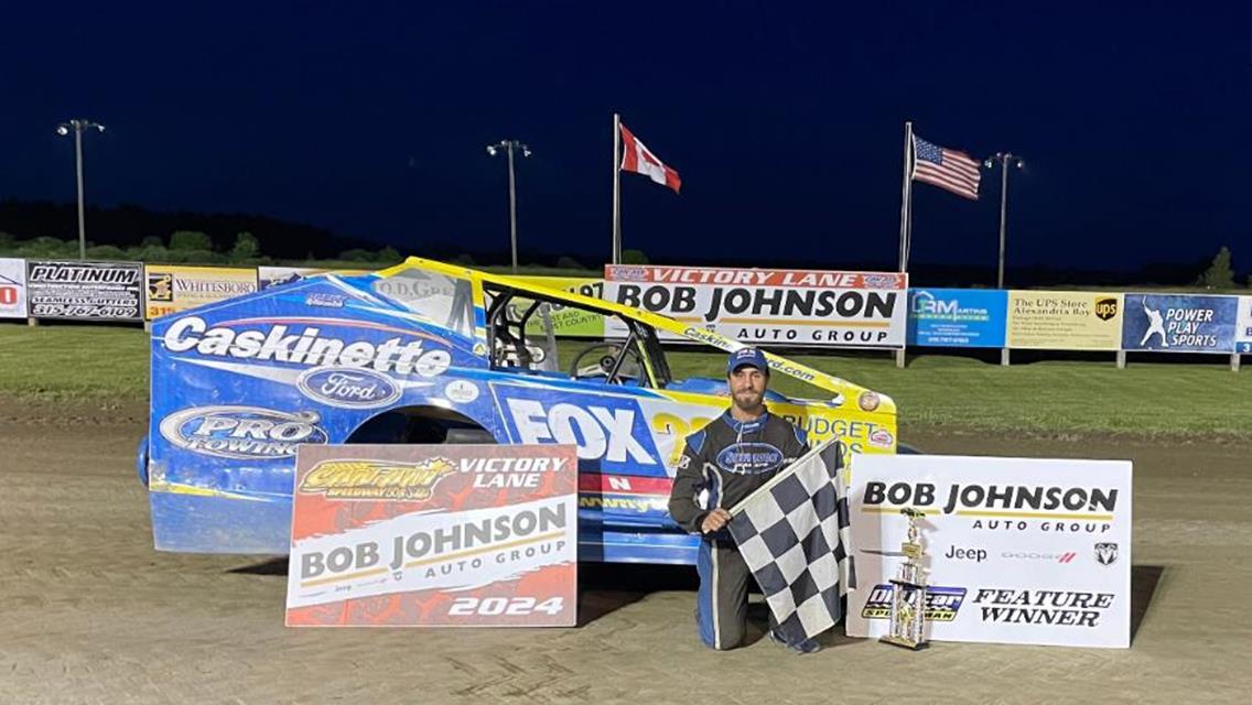 Can-Am 358 Modified Field No Match For Derek Webb Friday Night