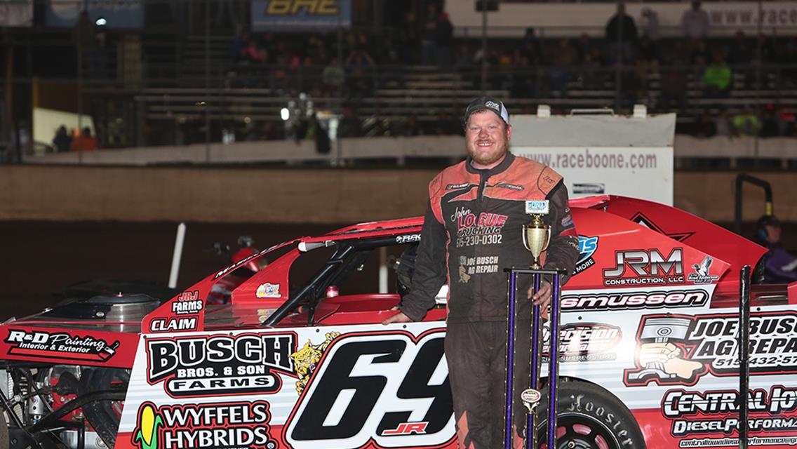 Braaksma, Smith, Logue, and Knutson take Frostbuster wins at Boone Speedway