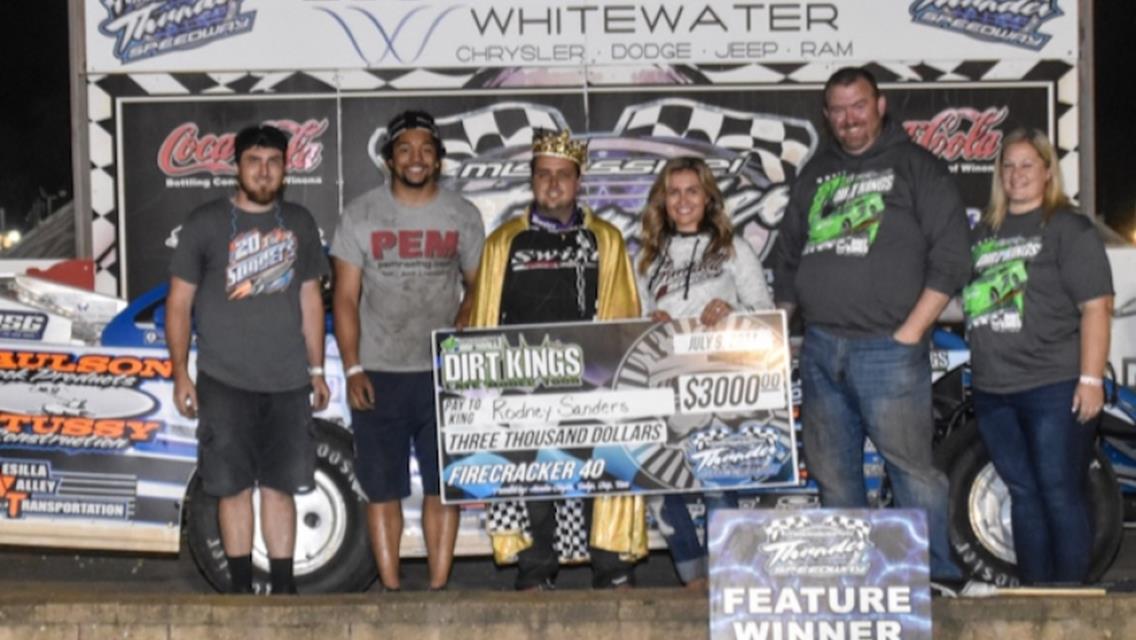 Rodney Sanders sweeps Firecracker 40 at Mississippi Thunder