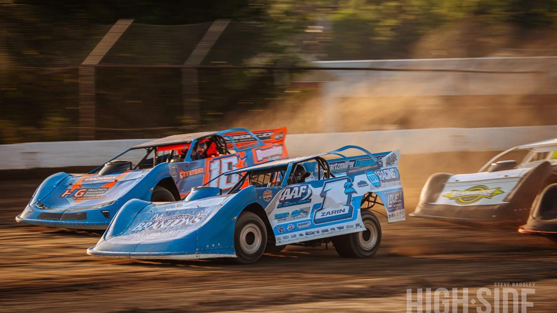 The Dirt Track at Genesee (Batavia, NY) – Jay&#39;s Automotive United Late Model Series – Stars and Stripes Showdown – July 3rd-4th, 2025. (High Side Motorsports Photography)