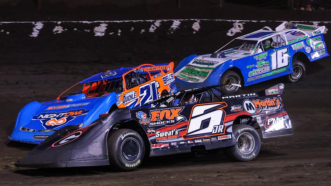 Macon Speedway (Macon, Ill) – DIRTcar Summer Nationals – Herald &amp; Review 100 – July 6th, 2023. (Josh James Artwork)