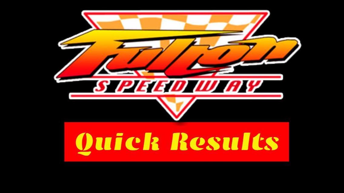 July 30 Quick Results