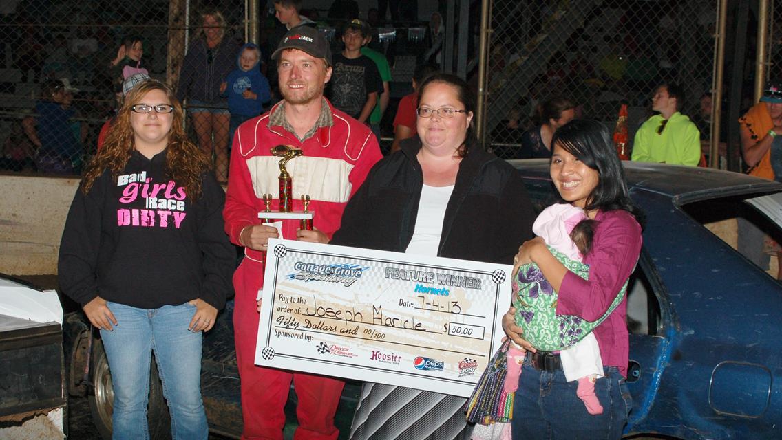 Glaser Wins Firecracker 100; Langan, Maricle, And Hand Also Victory Lane Visitors