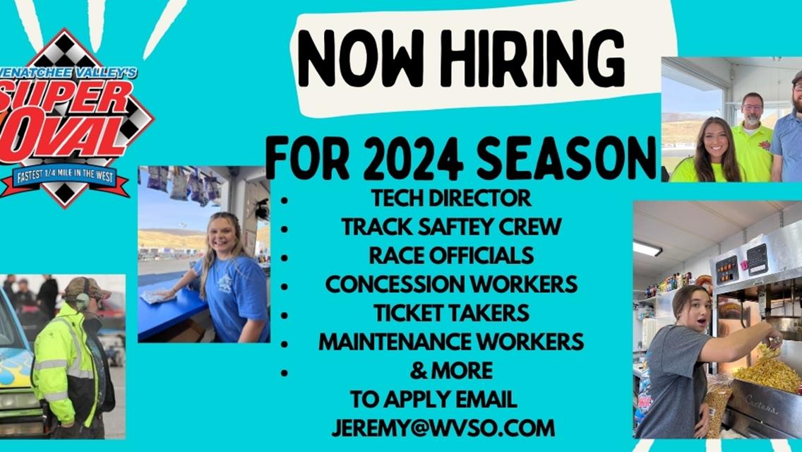 Now Hiring for 2024 Season