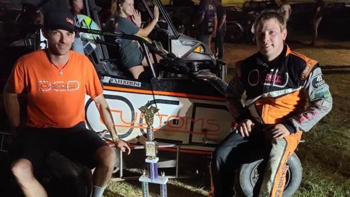 Lucas and Cook Win NOW600 Ark-La-Tex / POWRi Lonestar 600 Showdown at 105 Speedway