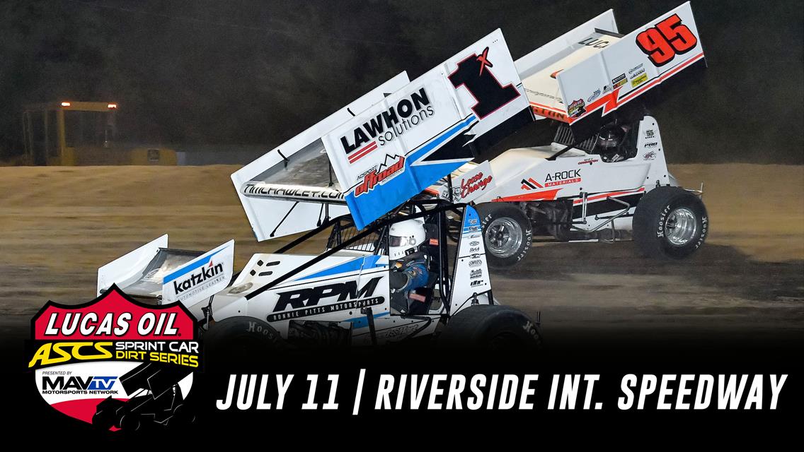 Riverside International Speedway Next For Lucas Oil American Sprint Car Series