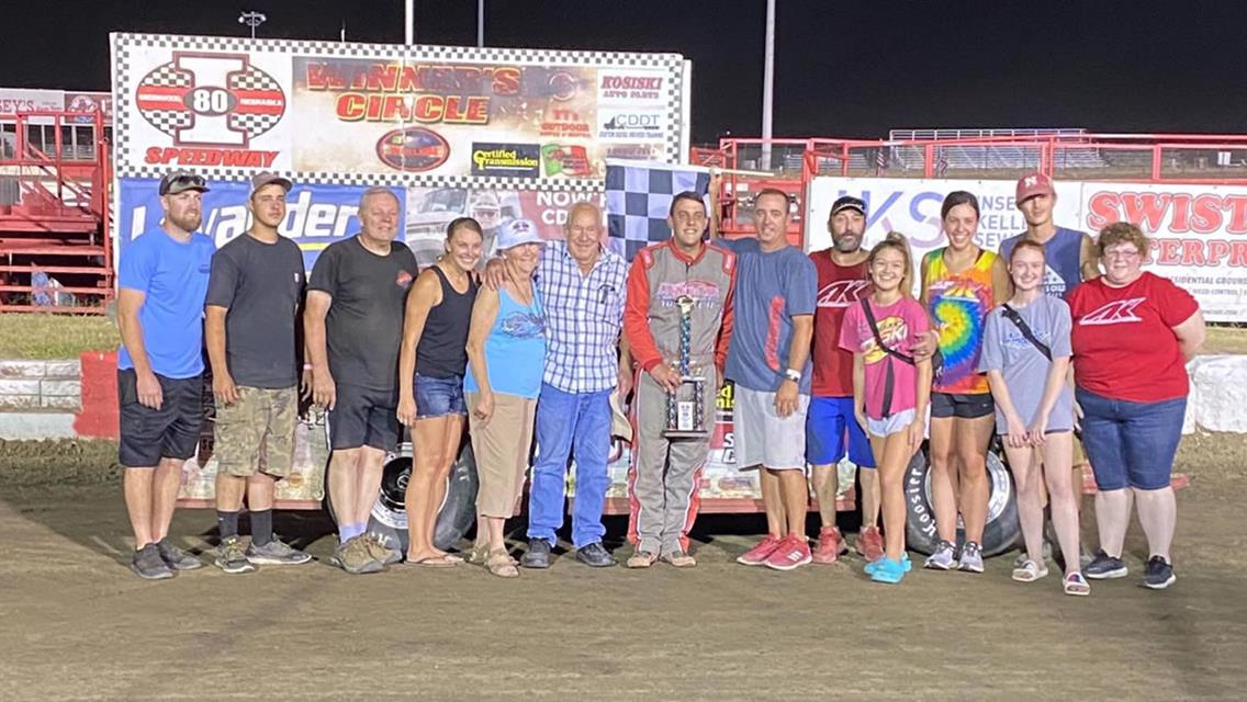 Andrew Kosiski Wins NASCAR Season Finale at I-80 Speedway