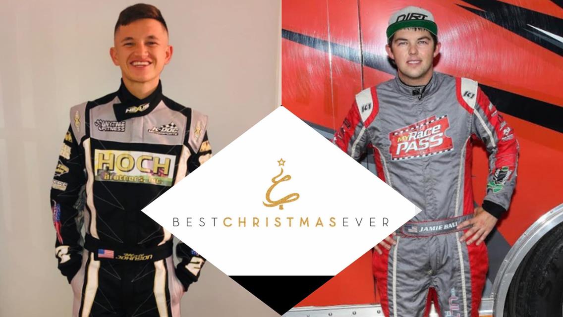 KNOXVILLE RACEWAY SPRINT CAR DRIVERS JAMIE BALL & MATTHEW JOHNSON BRING CHRISTMAS BLESSINGS