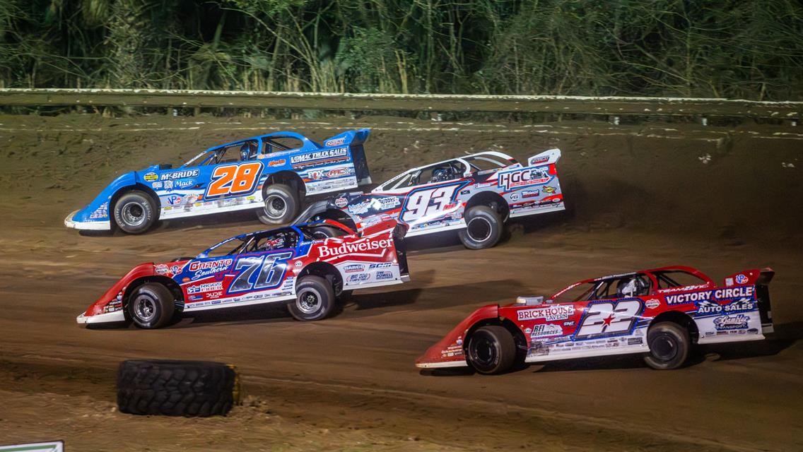 Ocala Speedway (Ocala, FL) – Lucas Oil Late Model Dirt Series – Wieland Winternationals – February 24th-28th, 2026. (Heath Lawson photo)