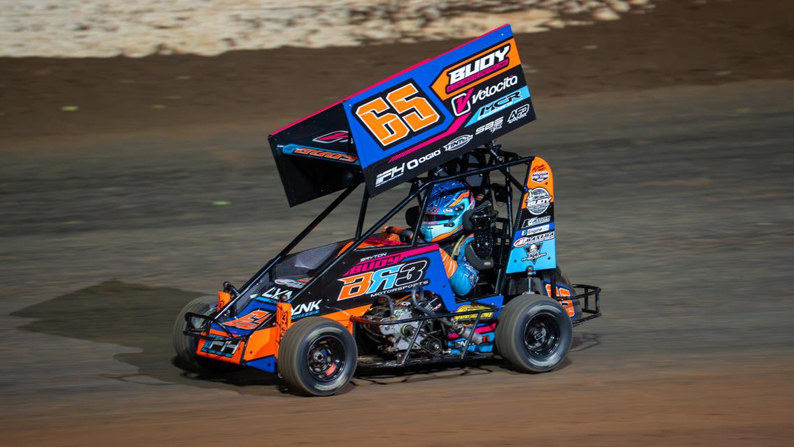 Friesen, Flud, Woods, and Buoy Beat the Rain to Claim Mini Sprint Nationals Prelim Features at I-44 Speedway!