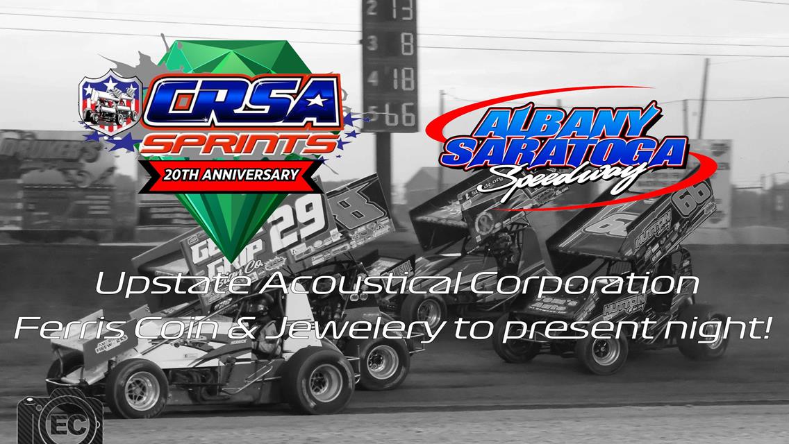 Upstate Acoustical Corporation, Ferris Coin &amp; Jewelry to Sponsor CRSA's Return to Albany-Saratoga