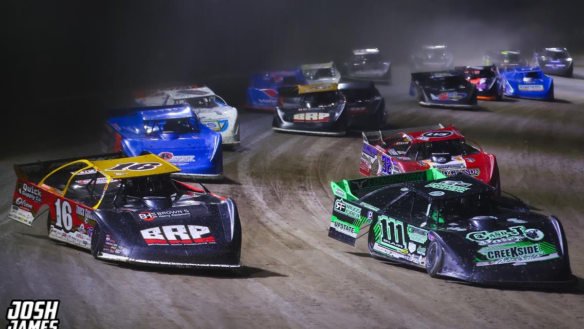Volusia Speedway Park (De Leon Springs, FL) – World of Outlaws Late Model Series – DIRTcar Nationals – February 9th-14th, 2026. (Josh James Artwork)