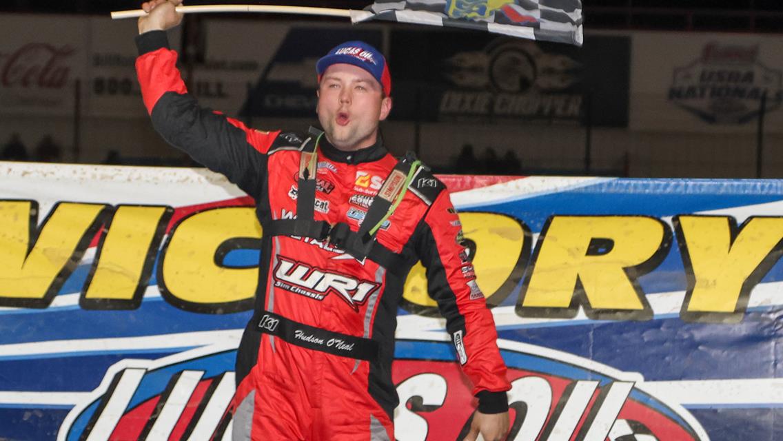 O&#39;Neal completes a sweep of 12th annual Spring Nationals at Lucas Oil Speedway