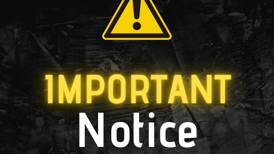 REMINDER >> Onboard Fire Suppression System Is Mandatory At Knoxville Raceway