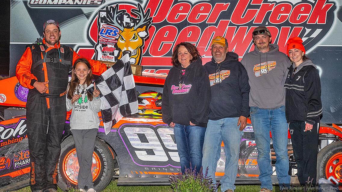 Grinstead, Kruse, Bartel share Deer Creek winner's circle