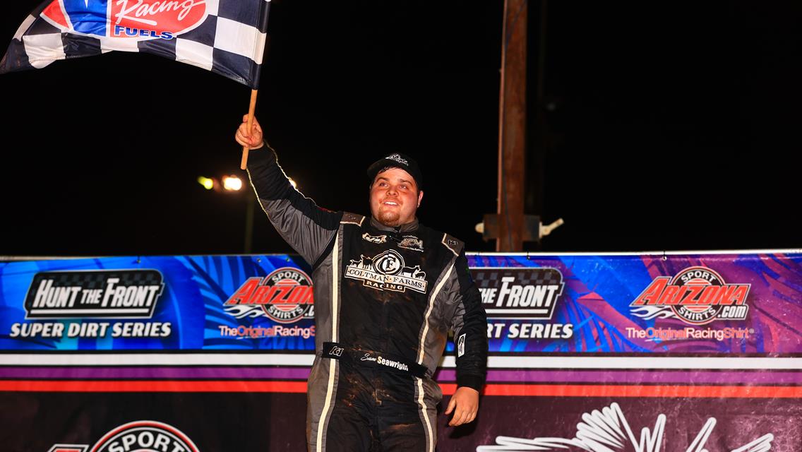 Sam Seawright collects $10,000 in first-career Hunt the Front Super Dirt Series triumph