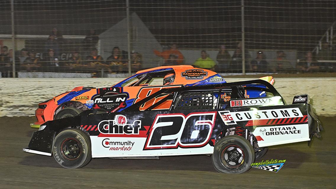 Stambaugh goes wire to wire in GLSS feature, Brennan Sherman wins 2nd career Modified feature and Todd Sherman bounces back from Modified crash to win