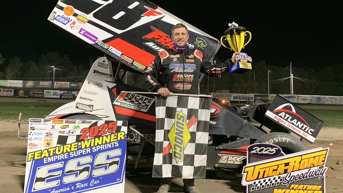 Franek Wins $10,000 in Cole Cup at Utica Rome