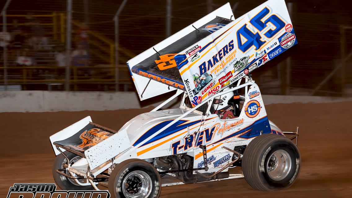Trevor Baker cracks into the top-ten at Lernerville Speedway