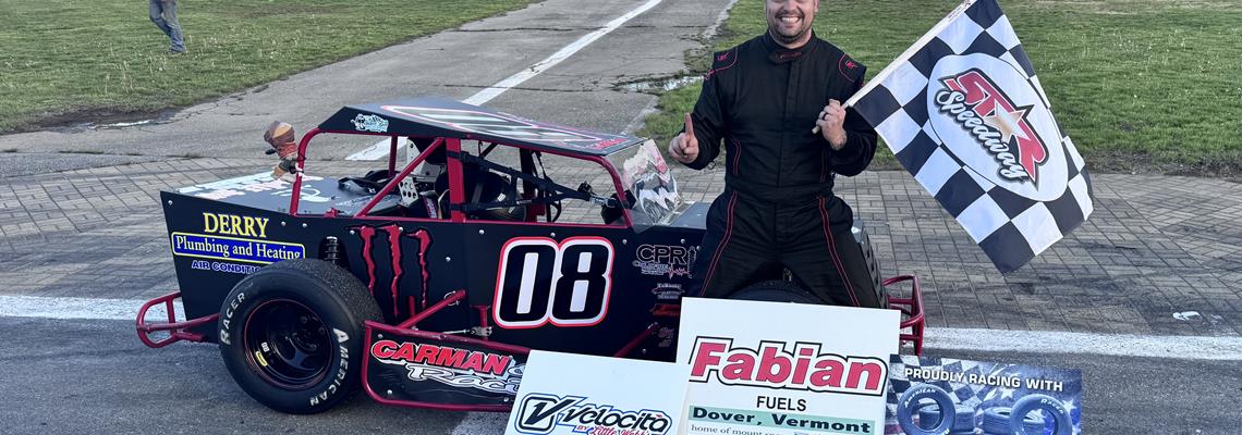Ryan Carman Captures First Career NEDCS Victory
