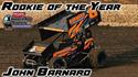 Building a Winning Legacy: John Barnard Claims 2025 POWRi Honest Abe Roofing 410 Outlaw Sprints Rookie of the Year