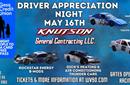 May 16th Driver Appreciation & Family Night