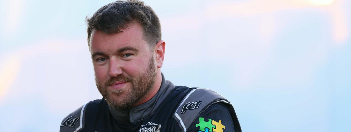 Lucas Oil Late Model Dirt Series Rookie of the Year Donald McIntosh jo...