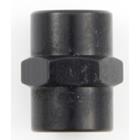 Fitting, Adapter, Straight, 1/4 in NPT Female to 1/4 in NPT Black