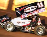Steve Kinser Kicking Off