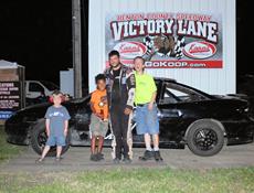Nathan Chandler of Norway, Ia was the BullRing Sport Compact Opening Night Feature winner