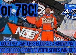 Tyler Courtney captures Eldora’s 4