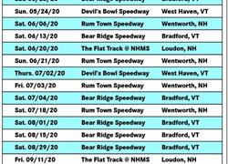 2020 SCHEDULE IS HERE