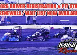 Renew Pit Stalls and register for the 2026 Mini E Raceway Season