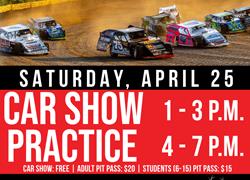 Practice & Car Show Tomorrow!