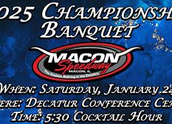 Macon Speedway 2025 Championship Banquet Details