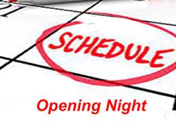 Opener on Friday the 13th Includes Thursday Practice