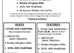 9/11 Schedule of Events- Smith Mem