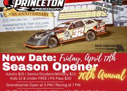 New Opener Date for Princeton Speedway