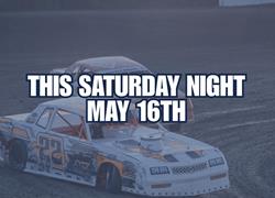 This Saturday May 16th. Championship Night plus Huge Give-A-Way!